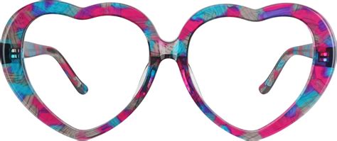 zenni optical heart shaped glasses.